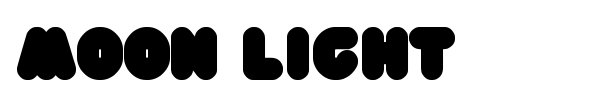 Moon Light font preview